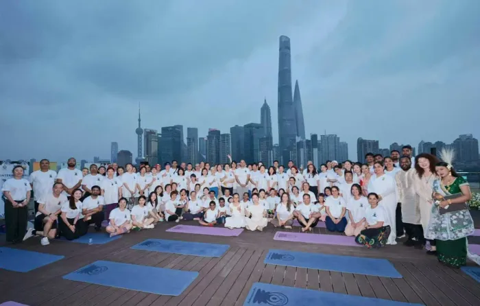 12th International Yoga Day Celebrations Across Alakh World Circle and Shanghai