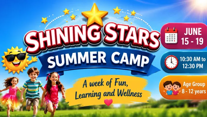 Shining Stars Summer Camp in Delhi: A Week of Fun, Learning and Wellness