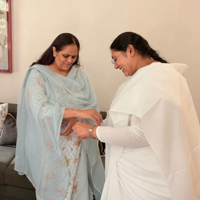 Om Shanti Retreat Centre, Gurugram Celebrates Raksha Bandhan with Hon’ble Union Minister Shri Bhupender Yadav Ji — ph… Om Shanti Retreat Centre, Gurugram Celebrates Raksha Bandhan with Hon’ble Union Minister Shri Bhupender Yadav Ji — photo gallery 4