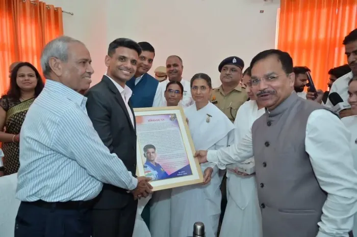 Blending Stars and Silence: Shubhanshu Shukla Felicitated with DSc and Spiritual Gift