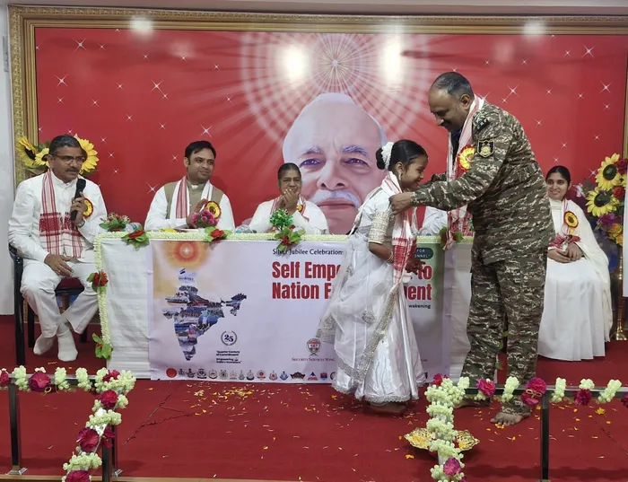 शिवसागर में ब्रह्माकुमारी ध्यान केंद्र द्वारा आयोजित कार्यक्रम में 149 बटालियन के कमांडेंट की सहभागिता — gallery photo 4