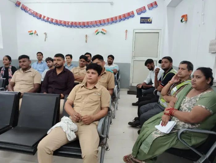 Spiritual Talk on “Easy Life in Busy Schedule” at Electric Bus Depot Shahibabad   — gallery photo 2