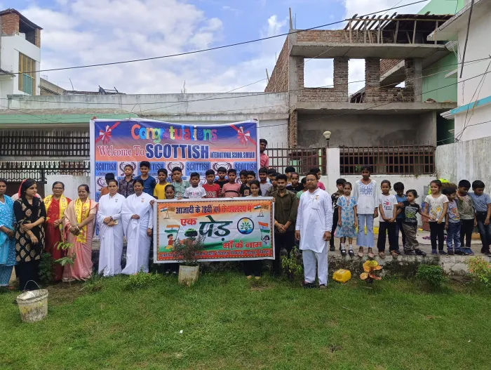 Inspiring Project “Ek Ped Maa Ke Naam” Organized at Scottish International School, Simrahi Ganpatganj