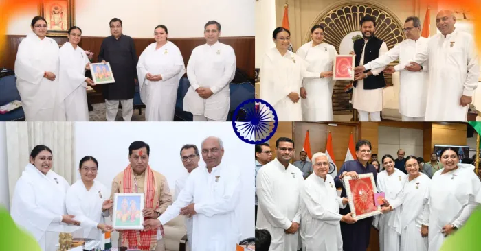 Brahma Kumaris Sisters Celebrate Raksha Bandhan with Union Cabinet Ministers