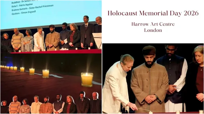 Brahma Kumaris Participate in Interfaith Holocaust Memorial Day Observance at Harrow Arts Centre, London