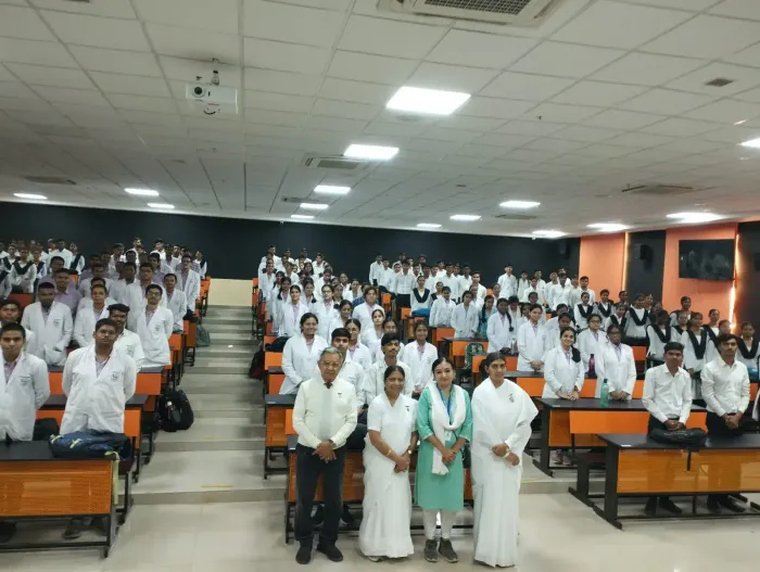 विहासा (VIHASA) परियोजना के अंतर्गत स्वास्थ्य सेवा में मूल्यों पर प्रेरणादायक ध्यान सत्र का आयोजन