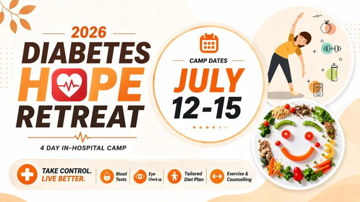 A Journey Towards Balance and Well-being: Diabetes HOPE Retreat in Mount Abu event at Global Hospital - Mount Abu