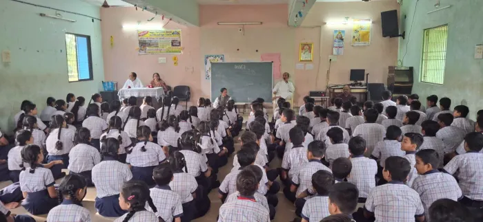 Yoga Exercise Program Conducted at Schools in Umreth