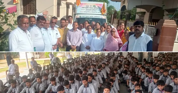 लक्ष्मणगढ़ में  नशा मुक्त भारत अभियान के अंतर्गत विविध कार्यक्रमों का सफल आयोजन 