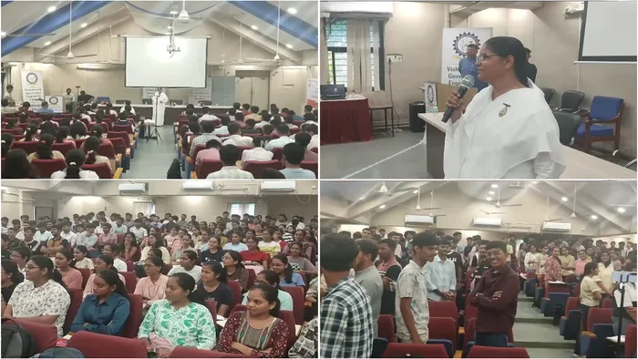 अहमदाबाद: विश्वकर्मा इंजीनियरिंग कॉलेज के नवप्रवेशित विद्यार्थियों के लिए राजयोग मेडिटेशन एवं पॉजिटिव थिंकिंग पर प्रेरणादायी सत्र आयोजित