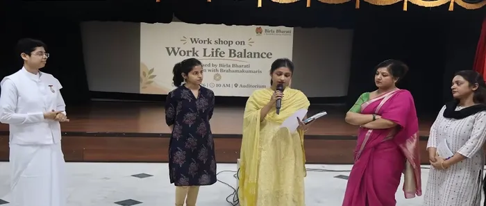 बिरला भारती स्कूल में शिक्षकों के लिए वर्क-लाइफ बैलेंस कार्यशाला — photo gallery 6 बिरला भारती स्कूल में शिक्षकों के लिए वर्क-लाइफ बैलेंस कार्यशाला — photo gallery 6
