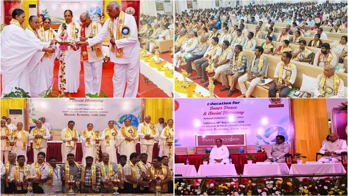 चेन्नई में राष्ट्रीय शिक्षाविद् सम्मेलन, शिक्षा में आंतरिक शांति और सामाजिक सद्भाव पर मंथन चेन्नई में राष्ट्रीय शिक्षाविद् सम्मेलन, शिक्षा में आंतरिक शांति और सामाजिक सद्भाव पर मंथन