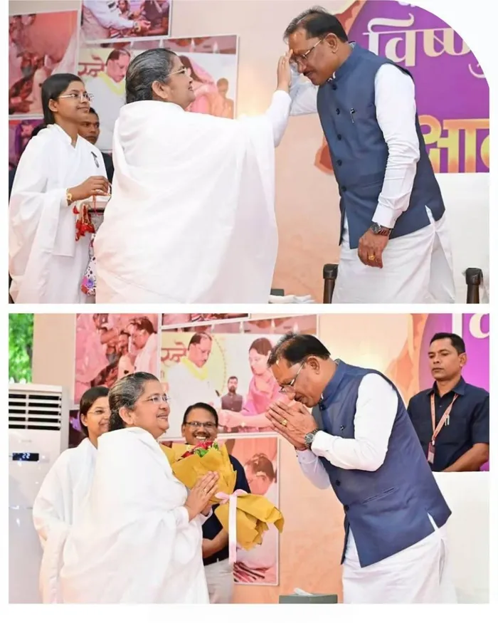 रक्षाबंधन पर ब्रह्माकुमारीज़ बहनों ने मुख्यमंत्रियों को बांधी पवित्र राखी, दिया शांति एवं सद्भाव का संदेश — gallery photo 5