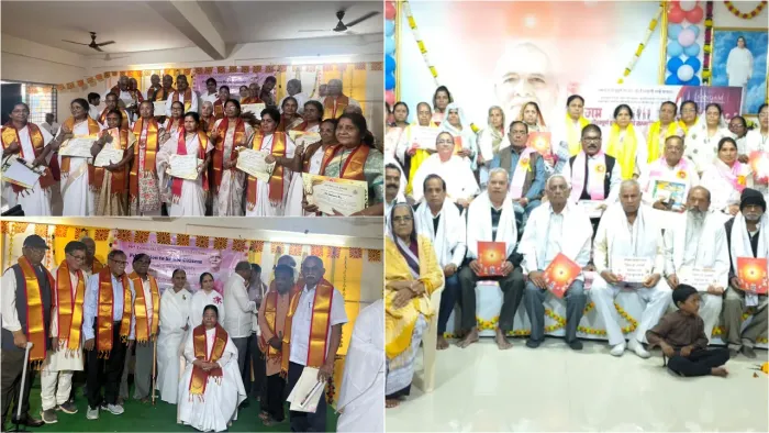 गोटेगांव एवं हैदराबाद मणिकोंडा में 90वीं त्रिमूर्ति शिव जयंती पर वृद्धाश्रमों में वरिष्ठ नागरिक सम्मान एवं गौरवपूर्ण वृद्धावस्था कार्यक्रम