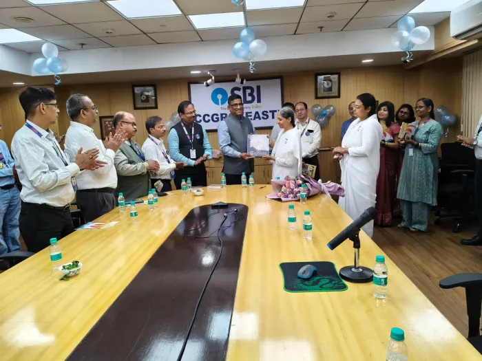 अंतरराष्ट्रीय बैंक दिवस पर SBI CCGRO East, कोलकाता में "सकारात्मक सोच एवं कार्य-जीवन संतुलन" विषयक कार्यक्रम आयोजित —… अंतरराष्ट्रीय बैंक दिवस पर SBI CCGRO East, कोलकाता में "सकारात्मक सोच एवं कार्य-जीवन संतुलन" विषयक कार्यक्रम आयोजित — photo gallery 7