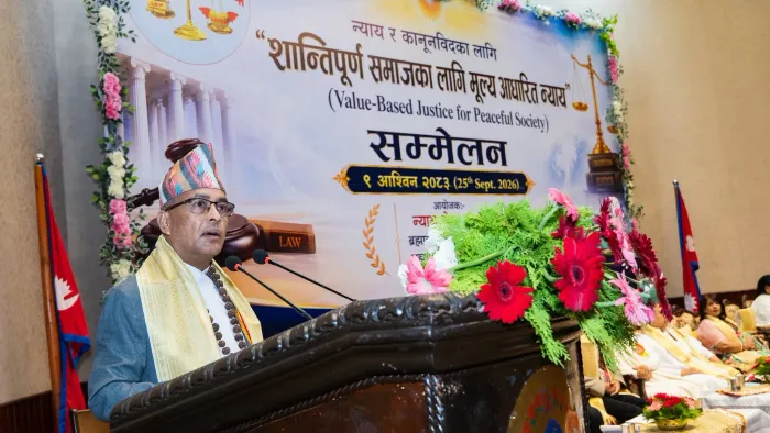 शांतिपूर्ण समाज के लिए मूल्यों पर आधारित न्याय विषयक एक दिवसीय सम्मेलन सम्पन्न — gallery photo 10