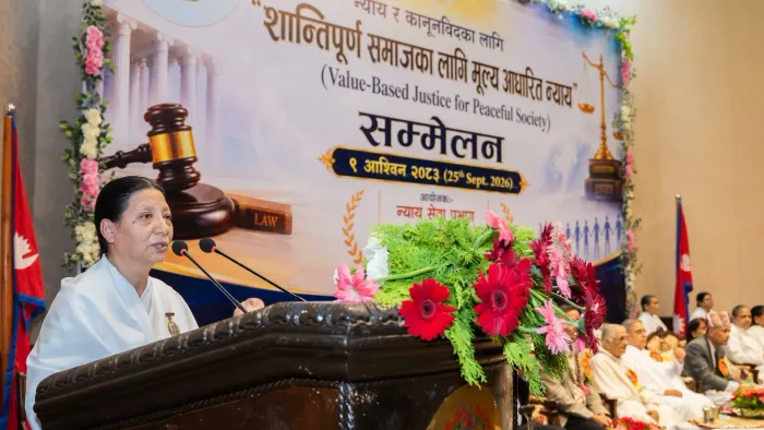 शांतिपूर्ण समाज के लिए मूल्यों पर आधारित न्याय विषयक एक दिवसीय सम्मेलन सम्पन्न — gallery photo 2