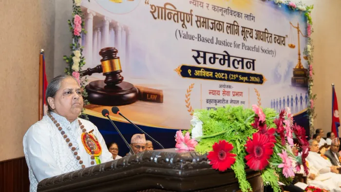 शांतिपूर्ण समाज के लिए मूल्यों पर आधारित न्याय विषयक एक दिवसीय सम्मेलन सम्पन्न — gallery photo 3