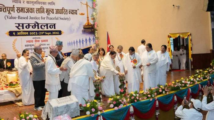 शांतिपूर्ण समाज के लिए मूल्यों पर आधारित न्याय विषयक एक दिवसीय सम्मेलन सम्पन्न — gallery photo 14