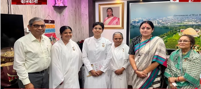 कोलकाता में ब्रह्माकुमारीज़ प्रतिनिधि मंडल की मंत्री अग्निमित्रा पॉल से शिष्टाचार भेंट
