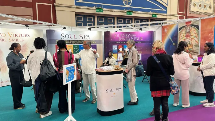 Raja Yoga Meditation Inspires Over 225 Visitors at the OM Yoga Show in London Raja Yoga Meditation Inspires Over 225 Visitors at the OM Yoga Show in London