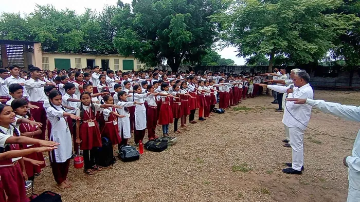 श्री गणेश विद्या मन्दिर उच्च माध्यमिक विद्यालय, बिलाड़ा में नशा मुक्त भारत अभियान का सफल आयोजन