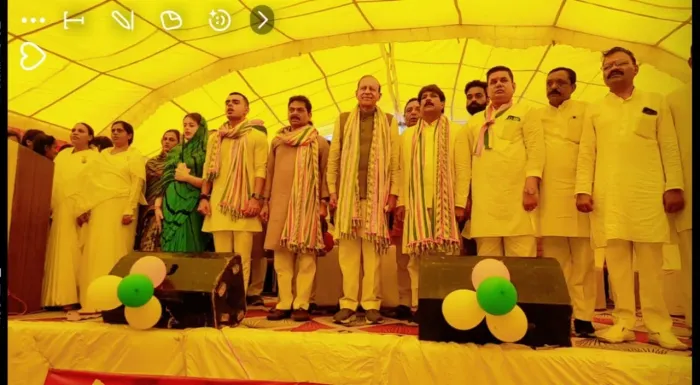  भेरुंदा नगर में स्वतंत्रता दिवस पर ब्रह्माकुमारीज द्वारा लोगों को व्यसन मुक्ति की प्रतिज्ञा 