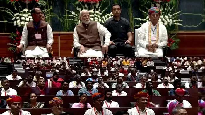 नई दिल्ली में प्रधानमंत्री धन्यधान्य कृषि योजना में नांदेड़ के बी. के. भगवान भाई का सम्मान