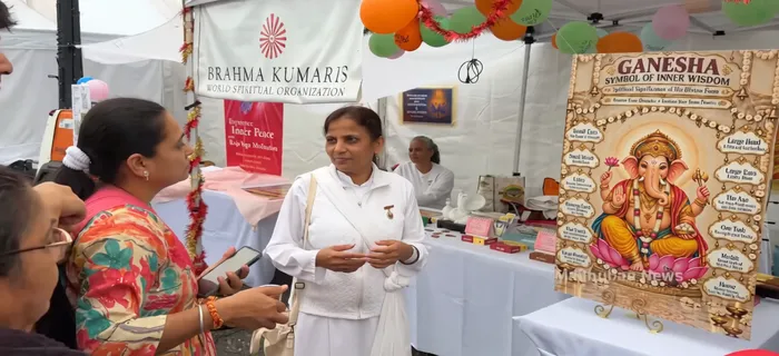 न्यू जर्सी में गणेश उत्सव में गूंजा राजयोग और सकारात्मक जीवनशैली का संदेश — photo gallery 6 न्यू जर्सी में गणेश उत्सव में गूंजा राजयोग और सकारात्मक जीवनशैली का संदेश — photo gallery 6