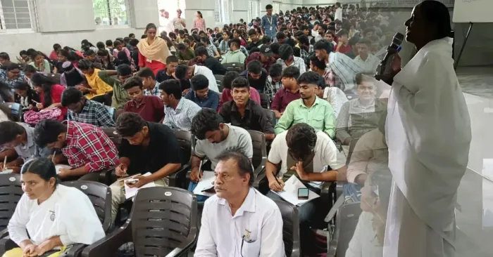 Personality Development Session for B.Tech Freshers during Induction Program at Narsampet