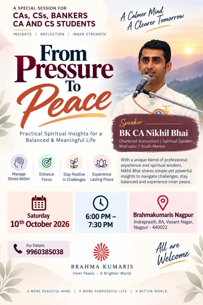 From Pressure to Peace: Special Session for Finance Professionals in Nagpur