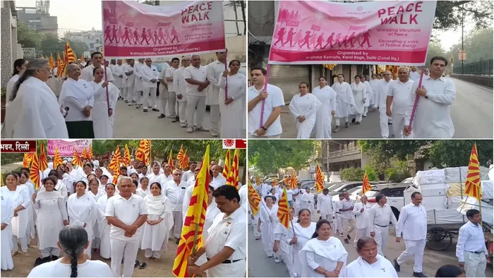 करोल बाग में भव्य पीस वॉक का आयोजन – शांति, सद्भाव और आध्यात्मिक जागरूकता का संदेश