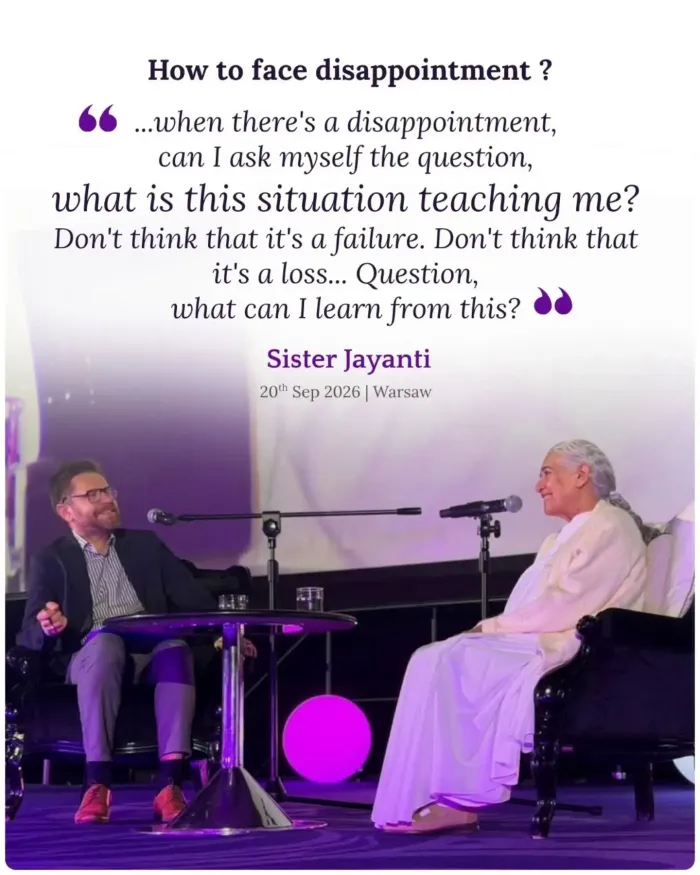 Sister Jayanti Shares Message of Inner Peace in Warsaw, Poland — photo gallery 2 Sister Jayanti Shares Message of Inner Peace in Warsaw, Poland — photo gallery 2