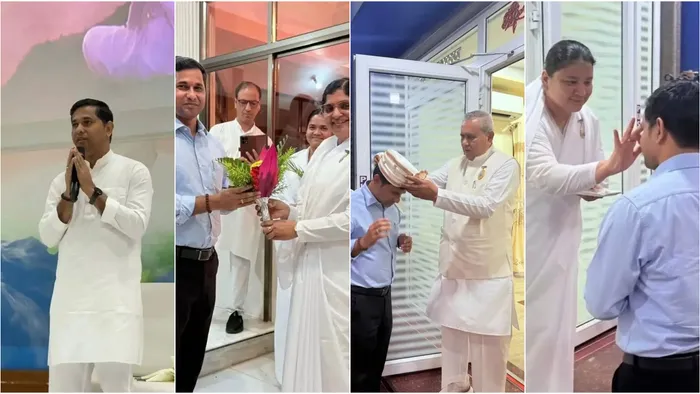 आध्यात्मिक ऊर्जा से अभिभूत हुए त्रिपुरा के मंत्री श्री सुधांशु दास, ब्रह्माकुमारीज़ मुख्यालय में साझा किए प्रेरणादायक… आध्यात्मिक ऊर्जा से अभिभूत हुए त्रिपुरा के मंत्री श्री सुधांशु दास, ब्रह्माकुमारीज़ मुख्यालय में साझा किए प्रेरणादायक अनुभव — article photo 2