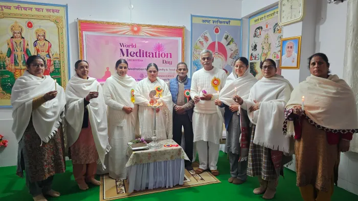 रिवालसर द्वारा विश्व ध्यान दिवस के शुभ अवसर पर वैश्विक शांति एवं आंतरिक कल्याण को समर्पित एक विशेष सामूहिक ध्यान कार्यक्रम