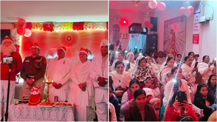 पश्चिमी दिल्ली में ओम विहार ब्रह्माकुमारी सेवा केंद्र द्वारा मेडिटेशन डे एवं क्रिसमस डे समारोह आयोजित