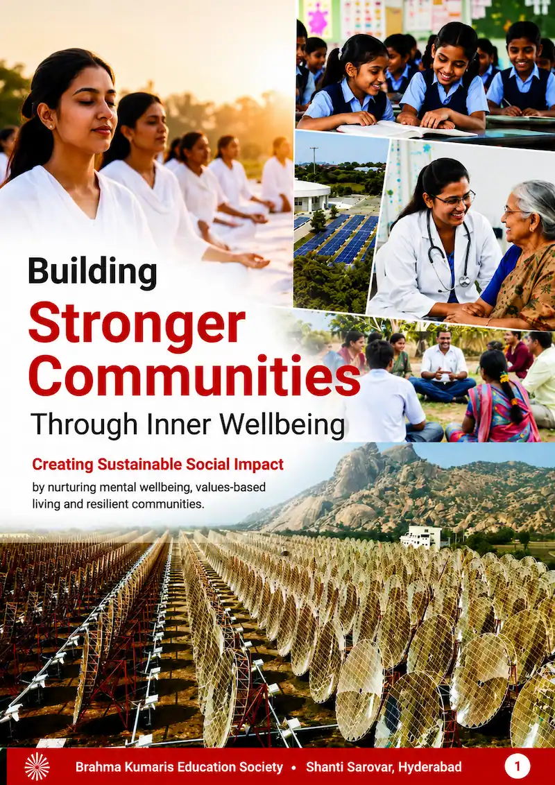 Cover of the Shanti Sarovar CSR Impact Overview and 2027 Vision