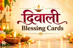 Hindi Diwali Blessing Cards